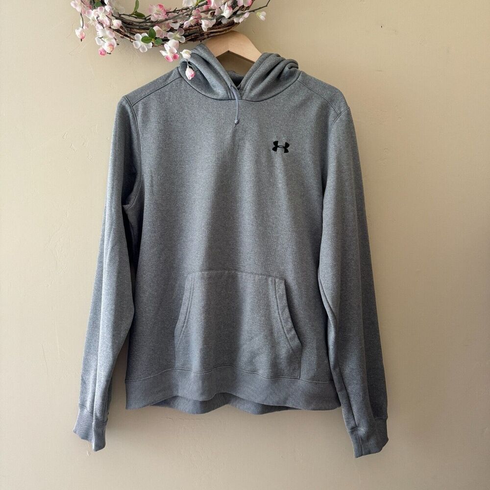 Under Armour Hoodie Sweatshirt Boy's Size Large Gray
